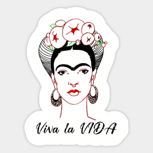 Frida kahlo portrait Sticker